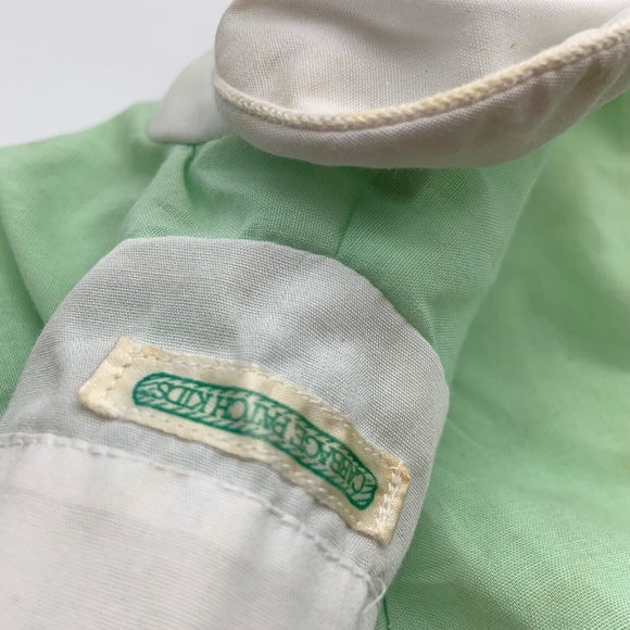 Vintage Cabbage Patch Kids Original Elephant Embroidered Collared Outfit - Picture 16 of 16